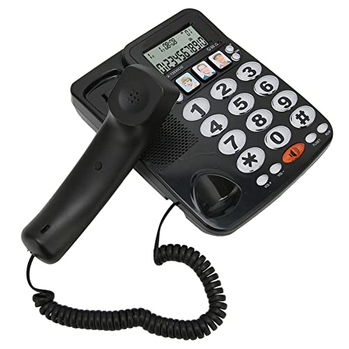 Teléfono con cable para adultos, con identificador de llamadas miniatura 6