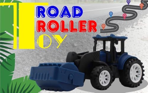 Image of Friction Powered Bulldozer Toy for Kids Toddlers Boys Girls | Push and Go Construction Loader Vehicle Truck | Building Machine Play Toy Age 3+ | BIS Certified | NeoKiddo (Blue)