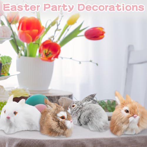 4packminibunnyrealisticcuteplushrabbitsfurlifelikeanimalsimulationstuffedtoymodeleastergiftboygirlkidspartydecorforeasterbirthdayhome Urban Country Home Decor 4 pack mini bunny realistic cute plush rabbits fur lifelike animal simulation stuffed toy model easter gift boy girl kids party decor for easter birthday home urban country home decor