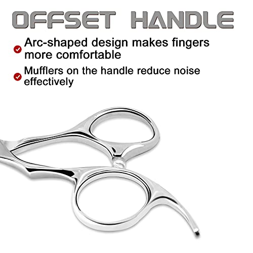 Linkshänder Friseurschere Haarschere, Fcysy Professionelle Scharfe Linkshänder Haarschneideschere, 6 Zoll Frisör Schere, Friseur Scheren Profi Salon Haar Scheren für Damen Herren Kinder
