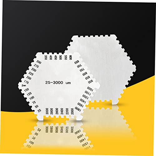 Calibrador de espesores acero inoxidable 3 piezas miniatura 4