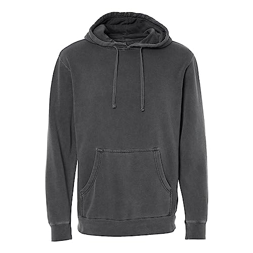 Independent Trading Co Black Pigment Dyed Hoodie BlackL