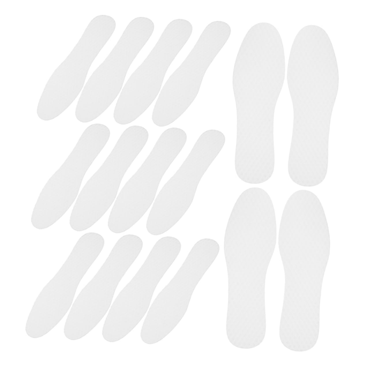 5 Sätze Liner Schuheinlagen Pads Schuheinlegesohlen Schuhpolster Dünne Innensohle Sohle Einlegesohle Schuheinsätze Einlegesohle Für Schuh Weiß Papier 20 Paare * 5