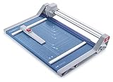 Dahle 550 Papierschneider (bis DIN A4, 20 Blatt Schneidleistung, 2 mm Schnitthöhe) blau