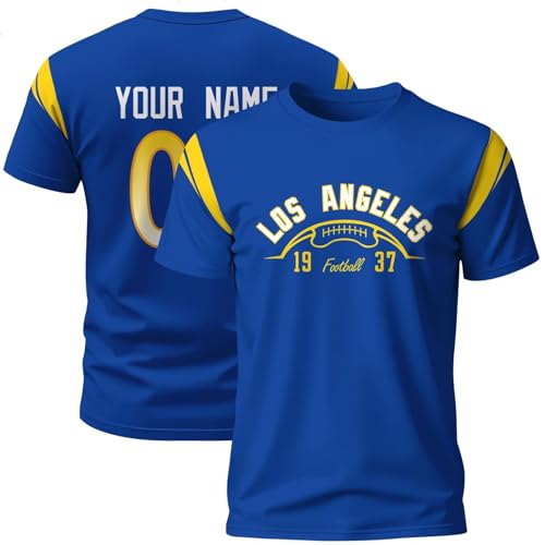 Image of ANTKING T-Shirt Custom Name Number Crewneck Short Sleeve for Men Youth Gifts