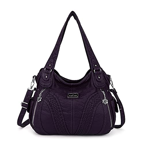 Angelkiss women top handle satchel handbags shoulder bag messenge…