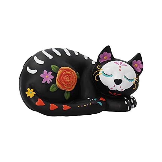Nemesis Now Sleepy Sugar Figurita 22cm Negro, Resina