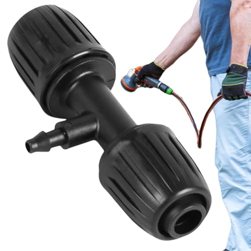 Tubo reductor en T – Conector reductor de tubo de 3 vías, empuje rápido para conectar, ajuste en T anticaídas, bloqueado en T para sistemas eficientes de goteo de agua