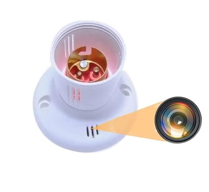Gameson Spy Socket WiFi Bulb Holder Camera 1080p WiFi Wireless Cam Mini Smart Camera with Video Recording & HD Voice Quality Spy Bulb Holder Camera Secret Live Audio Video Recording, Day Vision (B0CVLCTXKN) Amazon Price History, Amazon Price Tracker