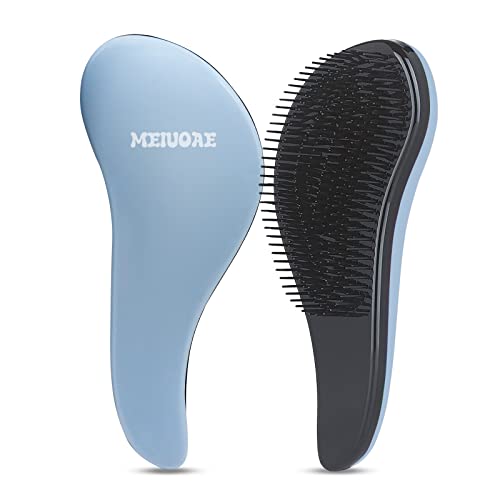 Hairbrush Detangler-Soft And Comfortable Detangling Brush, Curly Hair Brush For Scalp Massage, Detangler Brush For Natural, Curly, Straight, Wet Or Dry Hair - Hairbrush For Men & Women(Blue) #TOP23