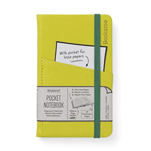 IF Bookaroo Carnet de poche A6 Chartreuse