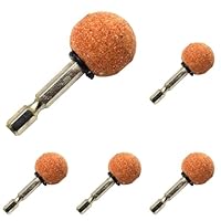 軸先‥天然素材‥６組セット‥掛軸 5PCS 六角軸ワイヤーブラシセット E-Value 特殊鋼製 - 【通販