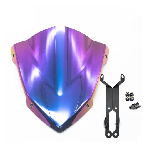 Pare-brise sport pour moto MT-07 éliminant la fatigue du vent sur les longs trajets