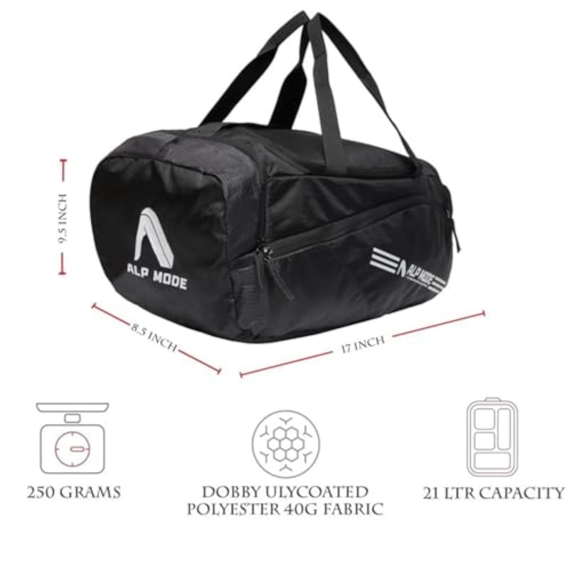 Vectra Gym Duffle Bag with Shoe Compartment