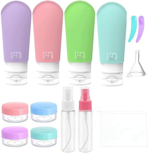 KISUOMAOYI 14 Pack Travel Bottles Set for