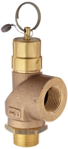 Control Devices SCB Series Brass ASME Safety Valve, 150 psi Set Pressure, 3/4