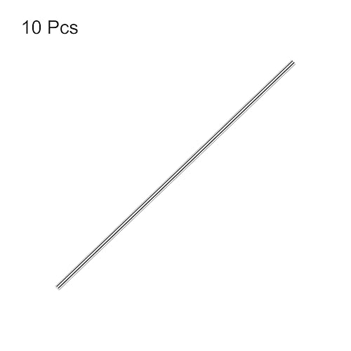 Miniatura 272 de uxcell Varilla redonda sólida de acero inoxidable 304 de 0.197 in x 5.906 in para manualidades de bricolaje - 10 piezas