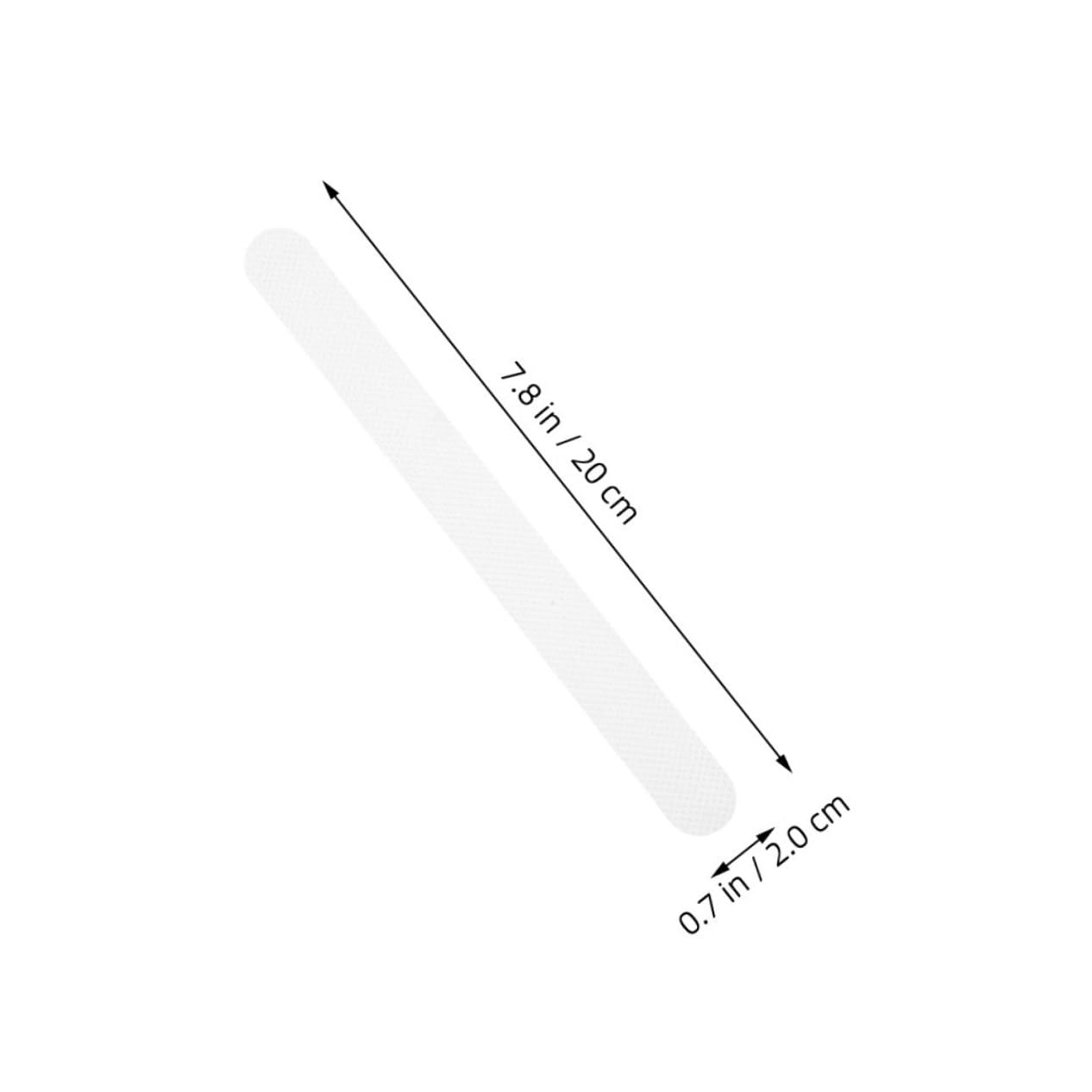 OUNONA 36Pcs Transparent Slip Bath Stickers Adhesive Safety Decals for Bathtubs Stairs Pools Easy to Apply Non Slip Strips for Enhanced Grip