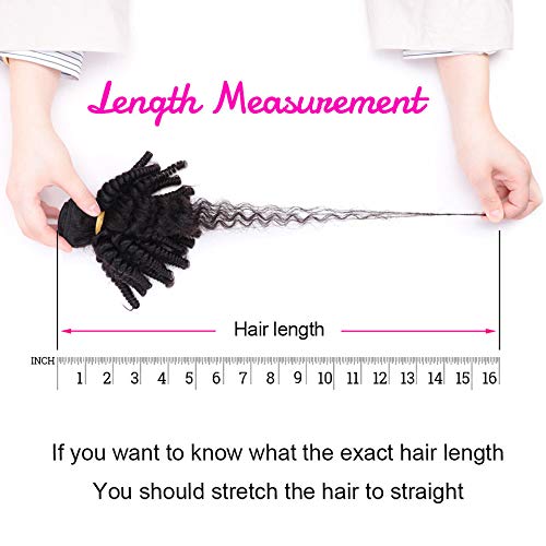 Violet Brazilian Funmi Hair 3 Bundles Spiral Curl Hair Bundles Short Curly Weave 9A 100% Unprocessed Brazilian Human Hair Extensions Full Head Hair Bundles (8" 8" 8", Natural Black) #TOP3