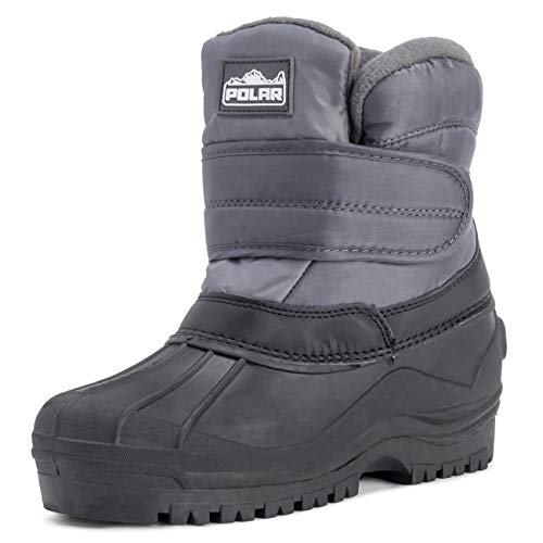 POLAR Womens Waterproof Single Strap Thermal Outdoor Mid Calf Hiking Boots