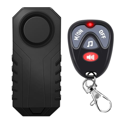 Image of USUPERINK Bike Alarm Anti Theft, Wireless Motion Sensor Bike Alarm Ebike | for Ebike Scooter Bicycle Motorcycle, SOS Function 113dB Loud 3Volume Levels 7Sensitivity Levels, IP65 Waterproof System