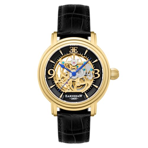 Earnshaw - Longcase - ES-8011-03 - Montre - Affichage Analogique - Bracelet Cuir...