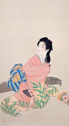 Impression sur toile Fille Miyuki peinture moderne finition premium