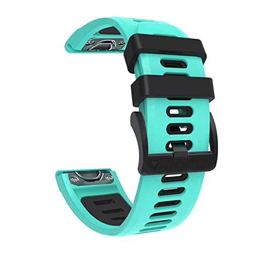 Bracelet silicone 26mm Garmin Fenix 7X robuste et souple teinte agate