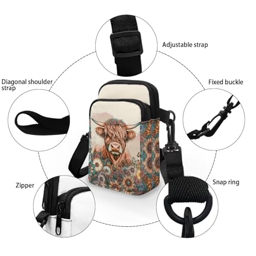 Image of Xpyiqun Small Crossbody Bag Women Phone Purses Sling Shoulder Handbag Cross Body Pouch Wallet Bags