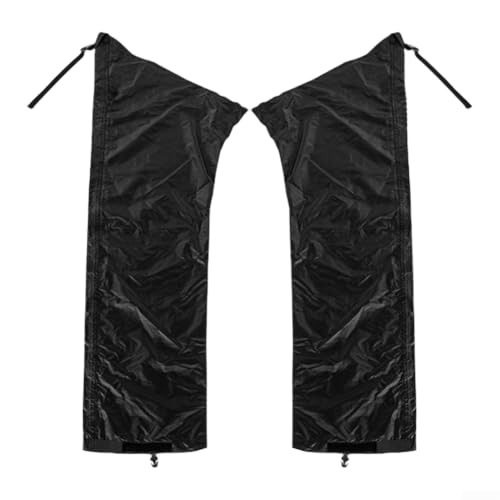 Pantalon de pluie imperméable pour la randonnée et le camping, couvre-jambes avec sangle réglable, léger, portable, en taffetas de polyester 210T, taille M, L