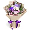 Blooms diary preserved flowers bouquet flowers for delivery prime birthday gifts for women wife mother her purple  urban country home decor