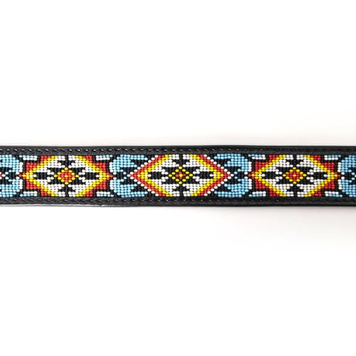 American Darling Beautifully Hand Tooled Green Genuine Leather Belt Men and Women Western with Removable Buckle4