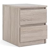 Tvilum Scottsdale 2 Drawer Nightstand, Truffle