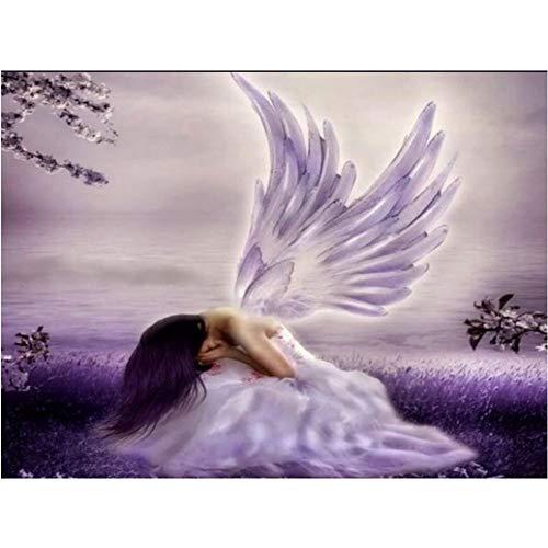 Sunnay 5D Diamond pintura de diamantes, DIY Completo Painting para manualidades, Kits Rhinestone Fotos Arte,Mariposa de hadas,25 x 35 cm