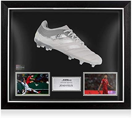 Icons.com Joao Felix Signed Silver Adidas Copa 19 Boot In Bubble Frame: Option 1
