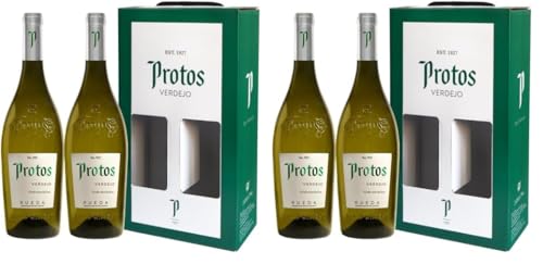 Protos Verdejo, Estuche Vino Blanco 2 botellas 75cl (Paquete de 2)