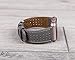 Perforated Genuine Leather Gray Band for Apple Watch