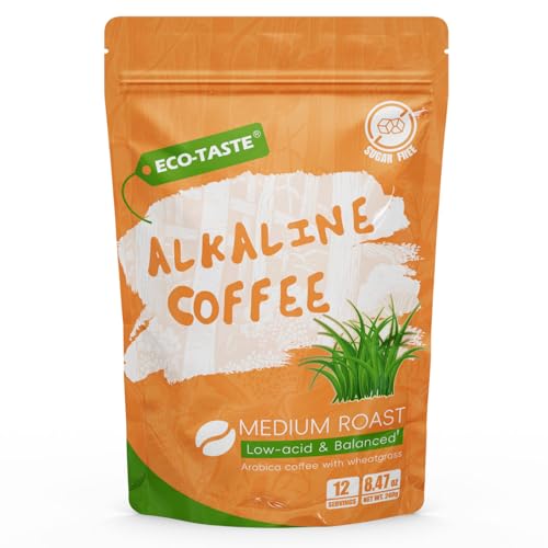 Alkaline Coffee Non-Dairy, Arabica...