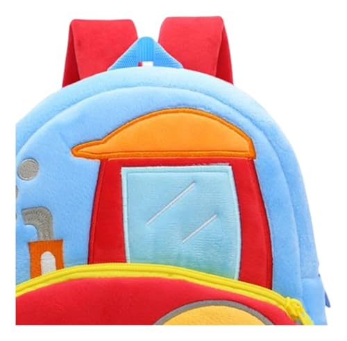 Image of Frantic Kids Velvet School Bag Plush Backpack Baby Girl Preschool Bags Ideal for Baby Boy & Girl Picnic Bags (2-5 Years)