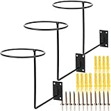 Motorcycle Helmet Holder, 3 Pack Wall Mount Motorcycle Accessories, Helmet Rack Stroller Metal Helmet Hanger,Wall Mounted Helmet Holder,Ball Rack...
