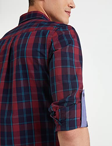 Image of Amazon Brand - Symbol Men's Cotton Checkered Regular Fit Casual Shirt