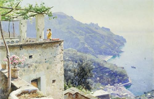 Art Mural le littoral de Ravello poster graffiti pour sublimer la déco de votre salon