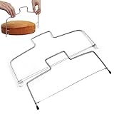rustic cake cutter set Gebäckwerkzeuge Mit Edelstahl Schneidedraht: Der Kuchenmesser-Schneider ist einfach zu bedienen, reduziert effektiv das Herabfallen von Krümel, beschädigt die Kanten des Kuchens nicht, ziehen Sie einfach den Kuchendeckel gleichmäßig und der Kuchen kann genau geteilt werden.