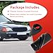 Qiqimingxin Gasket Antenna Ornament Grommet Set Fit for Mercedes R129 SL 300SL 500SL SL500 1990-2002 Replaces 1298270298 1298270398 12982702987C45 Driver Side Mount