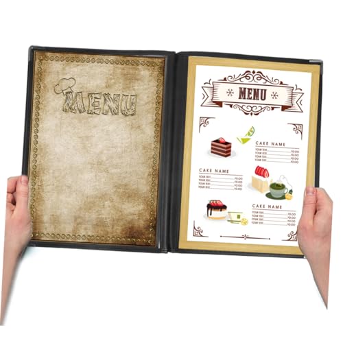 Porte menu transparent de qualité pour table de restaurant et hôtel - 7