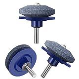 Soplus 3 Pack Universal Multi-Sharp Rotary Lawnmower Blade Sharpener Lawn Mower Sharpener Drill...
