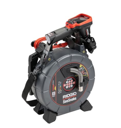 RIDGID SYSTEM,NEW MREEL L100C/CA350 SeeSnake APX MicroReel Sistema de Inspección de Cámara de Video