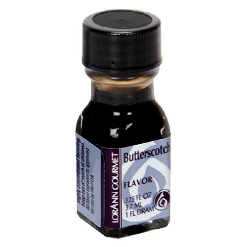 LorAnn Butterscotch SS Flavor, 1 dram bottle (.0125 fl oz - 3.7ml - 1 teaspoon)-24 pack