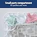 Dr. Brown's Dishwasher Basket for Small Baby Bottle Parts, Pacifiers, and Accessories, Clean, Store and Organize Newborn Essentials, BPA Free, Green