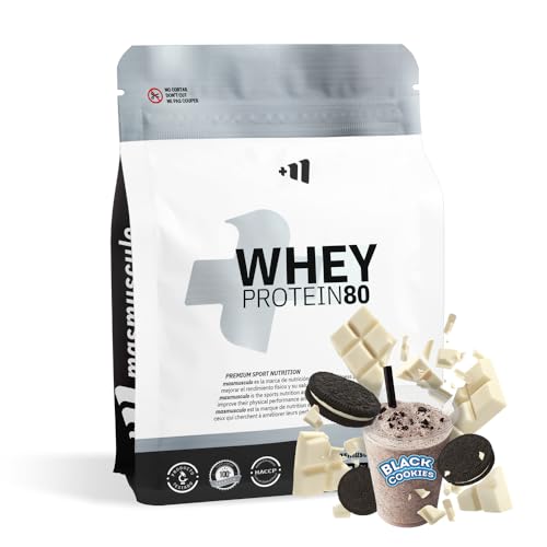 MM Supplements - Whey Protein80 3 Kg - WhiteChoc & Black Cookies - Proteína Suero Leche - FORMATO REFILL (SIN CACITO) - Con Lacprodan de Arla - Ayuda a Aumentar Masa Muscular